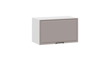 Настенный шкаф Белладжио 1В6Г (Белый, Софт капучино) в Стерлитамаке