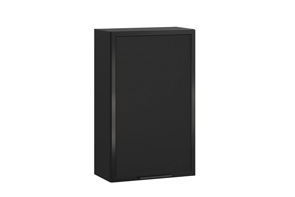 Кухонный шкаф Герда 600 высокий со вставкой 279.450.000.115 (Чёрный/Чёрный) в Стерлитамаке - изображение