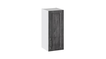 Навесной кухонный шкаф Прованс (Белый глянец/Санторини темный) В_72-30_1ДР в Стерлитамаке