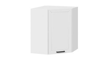 Кухонный навесной угловой шкаф Лорас 1В6У (Белый/Холст белый) в Уфе