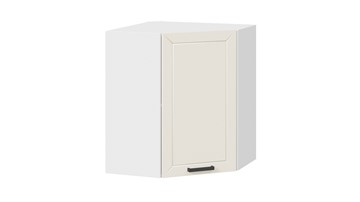 Навесной кухонный  угловой шкаф Лорас 1В6У (Белый/Холст брюле) в Стерлитамаке