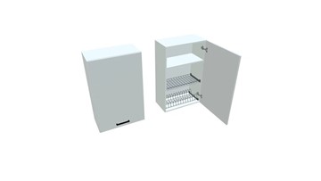 Сушильный шкаф для посуды ВС9 60, Белое гладкое Ламарти/Белый в Салавате
