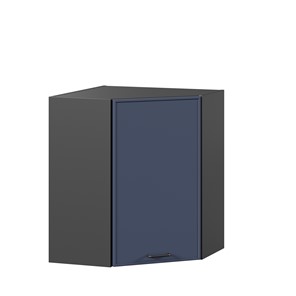 Шкаф кухонный угловой Индиго ЛД 298.610.000.158, Чёрный/Тёмно-синий в Стерлитамаке