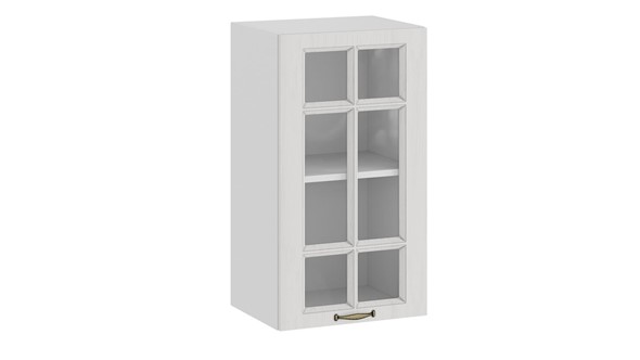 Настенный шкаф Лина 1В4С (Белый/Белый) в Стерлитамаке - изображение