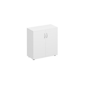 Шкаф для документов низкий закрытый Комфорт КФ, белый премиум (80x38x84 К.309 БП в Стерлитамаке