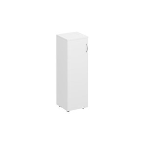 Шкаф для документов средний узкий закрытый Комфорт КФ, белый премиум (40x38x123) К.359 БП в Уфе