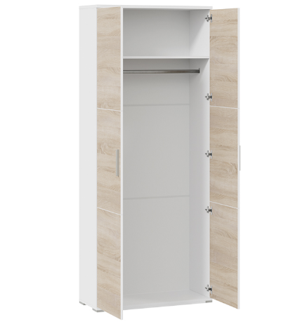 Шкаф для одежды Успех-2 ПМ-184.18 (Дуб Сонома, Белый) в Стерлитамаке - изображение 1