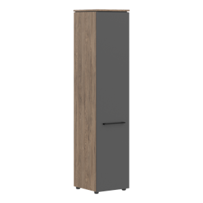 Колонна с  глухой дверью высокая MORRIS TREND Антрацит/Кария Пальмира MHC 42.1 (429х423х1956) в Стерлитамаке - предосмотр
