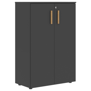 Шкаф с глухими средними дверьми FORTA Черный Графит  FMC 80.1(Z) (798х404х1197) в Стерлитамаке