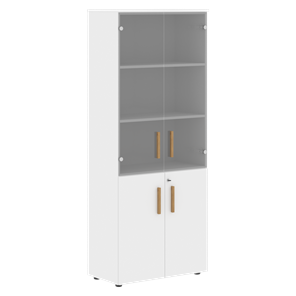Шкаф комбинированный FORTA Белый FHC 80.2(Z) (798х404х1965) в Стерлитамаке