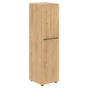 Шкаф узкий средний с глухой дверью LOFTIS Дуб Бофорд LMC 40.1 (400х430х1517) в Стерлитамаке
