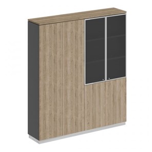 Шкаф закрытый со стеклом Speech Cube (180.2x40x203.4) СИ 314 ДС АР ДС/ХР в Стерлитамаке