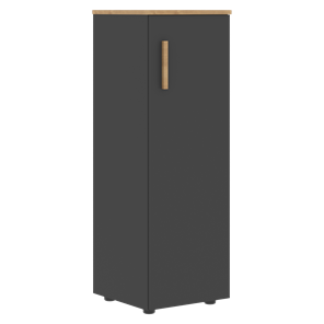 Средний шкаф колонна с правой дверью FORTA Графит-Дуб Гамильтон   FMC 40.1 (R) (399х404х801) в Уфе