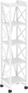 Стеллаж Loft VR.L-MST.K-5.4, Белый/Белый металл в Уфе