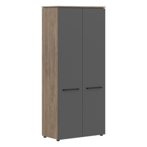 Шкаф гардероб для офиса MORRIS TREND Антрацит/Кария Пальмира MCW 85 (854х423х1956) в Уфе