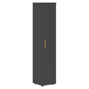 Шкаф колонна высокий с глухой дверью FORTA Черный Графит  FHC 40.1 (L/R) (399х404х1965) в Стерлитамаке