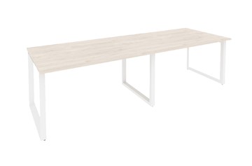 Конференц-стол переговорный O.MO-PRG-2.3 Белый/Денвер светлый в Уфе