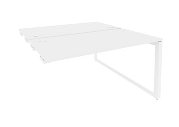 Стол приставной к тумбе O.MO-D.SPR-3.8 Белый/Белый бриллиант в Стерлитамаке
