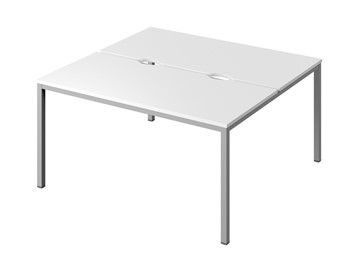 Письменный стол СL-41 (Белый/каркас серый) в Уфе