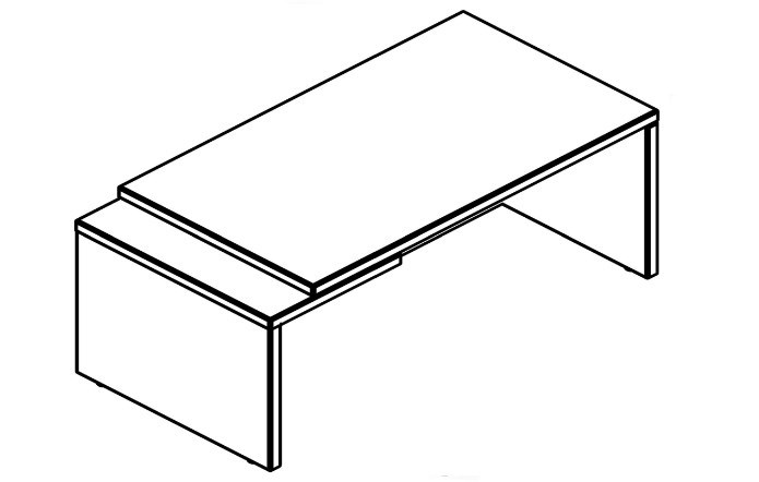 Стол руководителя Torr Z, TCT 189L, левый (1800x900x750), венге в Стерлитамаке - изображение 1