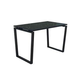 Стол для компьютера Юта 55.09, мрамор черный/металл черный в Салавате