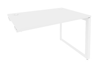 Стол приставка O.MO-SPR-4.7 Белый/Белый бриллиант в Стерлитамаке