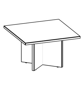 Конференц-стол ТСТ 1212 Z (1200x1200x750) в Стерлитамаке