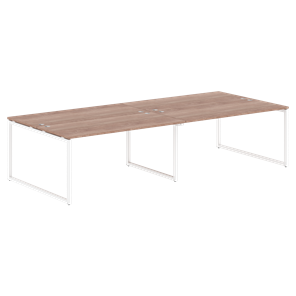 Переговорный стол XTEN-Q Дуб-сонома-белый  XQWST 3214  (3206х1406х750) в Стерлитамаке