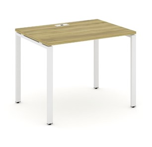 Офисный стол Concept CN.SP-001 металл Белый/Дуб Винченцо в Уфе