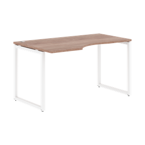 Письменный стол с боковым левым выступом XTEN-Q Дуб-сонома-белый XQCET 149 (L) (1400х900х750) в Стерлитамаке