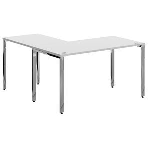 Письменный угловой  стол для персонала правый XTEN GLOSS  Белый  XGCT 1415.1 (R) (1400х1500х750) в Стерлитамаке