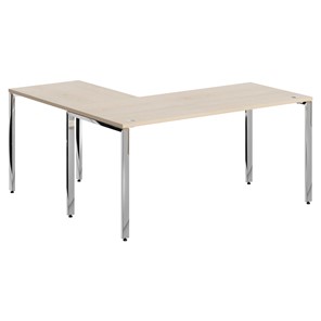 Письменный угловой  стол для персонала правый XTEN GLOSS  Бук Тиара XGCT 1615.1 (R) (1600х1500х750) в Стерлитамаке