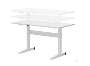 Подъемный пневматический  стол XTEN-UP Белый XTWAB 147 (1360х700х735-1140) в Стерлитамаке - предосмотр 2
