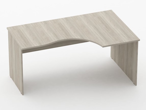 Угловой стол Twin 12.11.16Пр,  дуб Сантана 1590х1000(680)х750 в Стерлитамаке - изображение