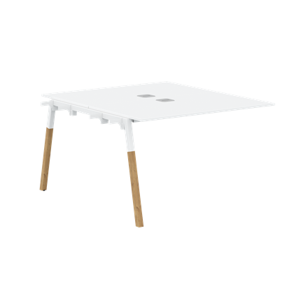 Стол для переговоров FORTA Белый-Белый-Бук FIWST 1113 (1180х1346х733) в Стерлитамаке - изображение