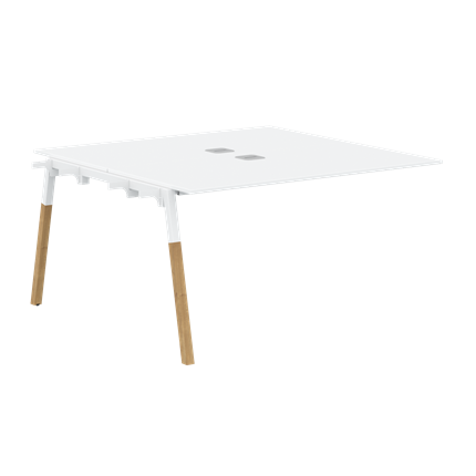 Стол для переговоров FORTA Белый-Белый-Бук FIWST 1313 (1380х1346х733) в Стерлитамаке - изображение