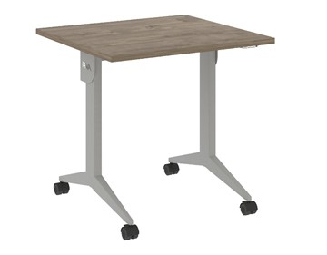 Мобильный стол X.M-0.7, Металл серый/Тиквуд темный в Стерлитамаке