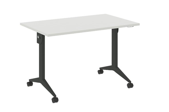 Складной стол X.M-2.7, Металл антрацит/Белый бриллиант в Стерлитамаке - изображение