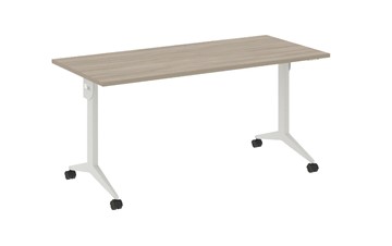 Складной стол X.M-4.7, Металл белый/Дуб Аттик в Стерлитамаке