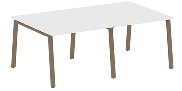 Конференц-стол для переговоров БА.ПРГ-2.2, Белый/Мокко в Стерлитамаке