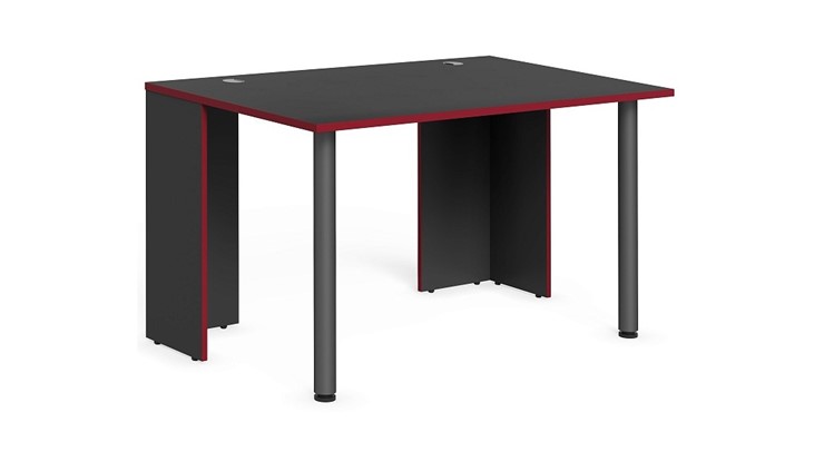 Компьютерный стол SKILLL SSTG 1385.1 , (1360x850x750), Антрацит/ Красный в Стерлитамаке - изображение 1