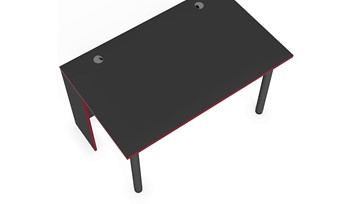 Компьютерный стол SKILLL SSTG 1385.1 , (1360x850x750), Антрацит/ Красный в Стерлитамаке - предосмотр 3