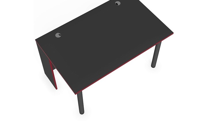 Компьютерный стол SKILLL SSTG 1385.1 , (1360x850x750), Антрацит/ Красный в Стерлитамаке - изображение 3