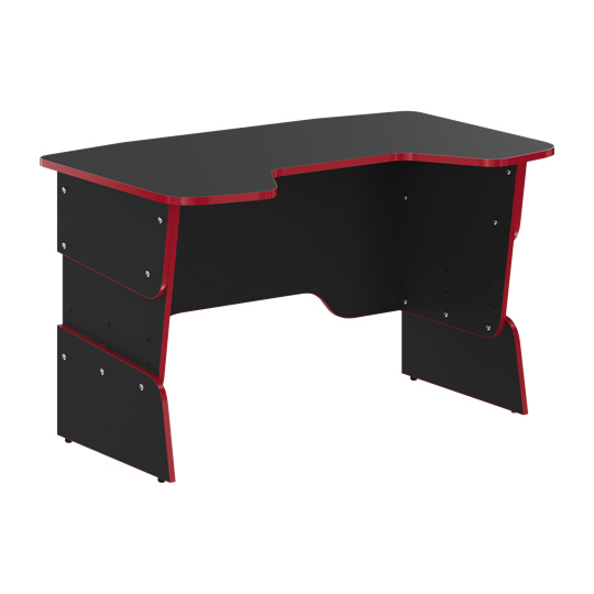 Компьютерный стол SKILLL STG 1385, Антрацит/ Красный в Стерлитамаке - изображение 4
