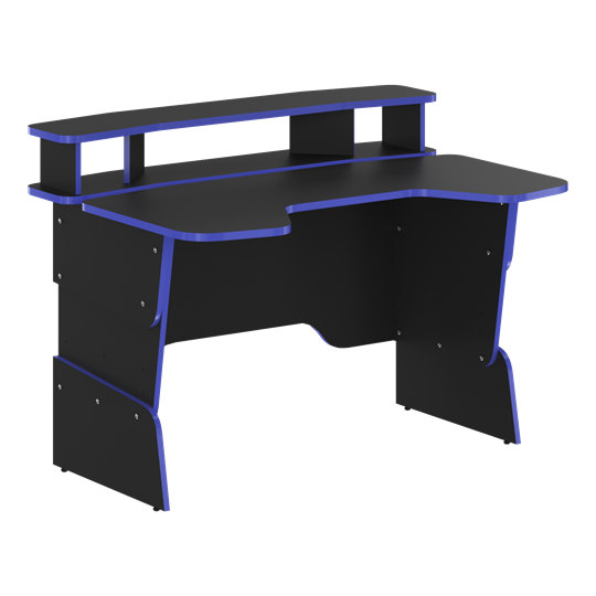 Геймерский стол SKILLL STG 1390, Антрацит/ Дельфт (Синий) в Стерлитамаке - изображение 1