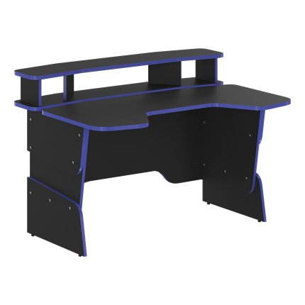 Геймерский стол SKILLL STG 1390, Антрацит/ Дельфт (Синий) в Стерлитамаке - изображение