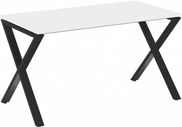 Стол письменный Loft VR.L-SRX-3.7, Белый Бриллиант/Черный металл в Стерлитамаке
