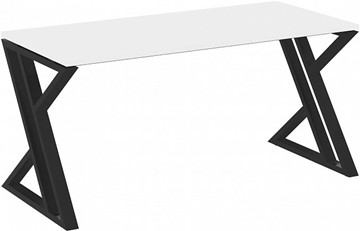 Стол на металлокаркасе Loft VR.L-SRZ-4.7, Белый Бриллиант/Черный металл в Стерлитамаке