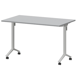 Офисный стол Моби МБ22-120.70 (Серый/Белый) в Салавате