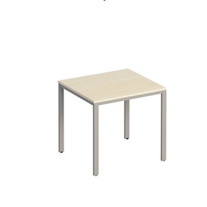 Стол письменный на металлокаркасе Комфорт МП2, белый премиум (84.4x75x75) К 180 в Стерлитамаке
